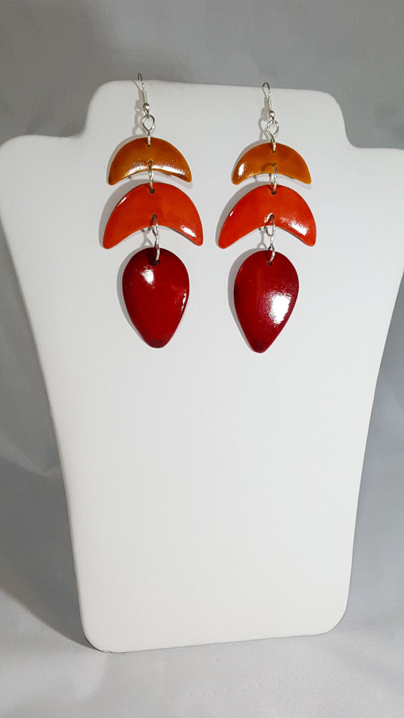 hand-painted earrings