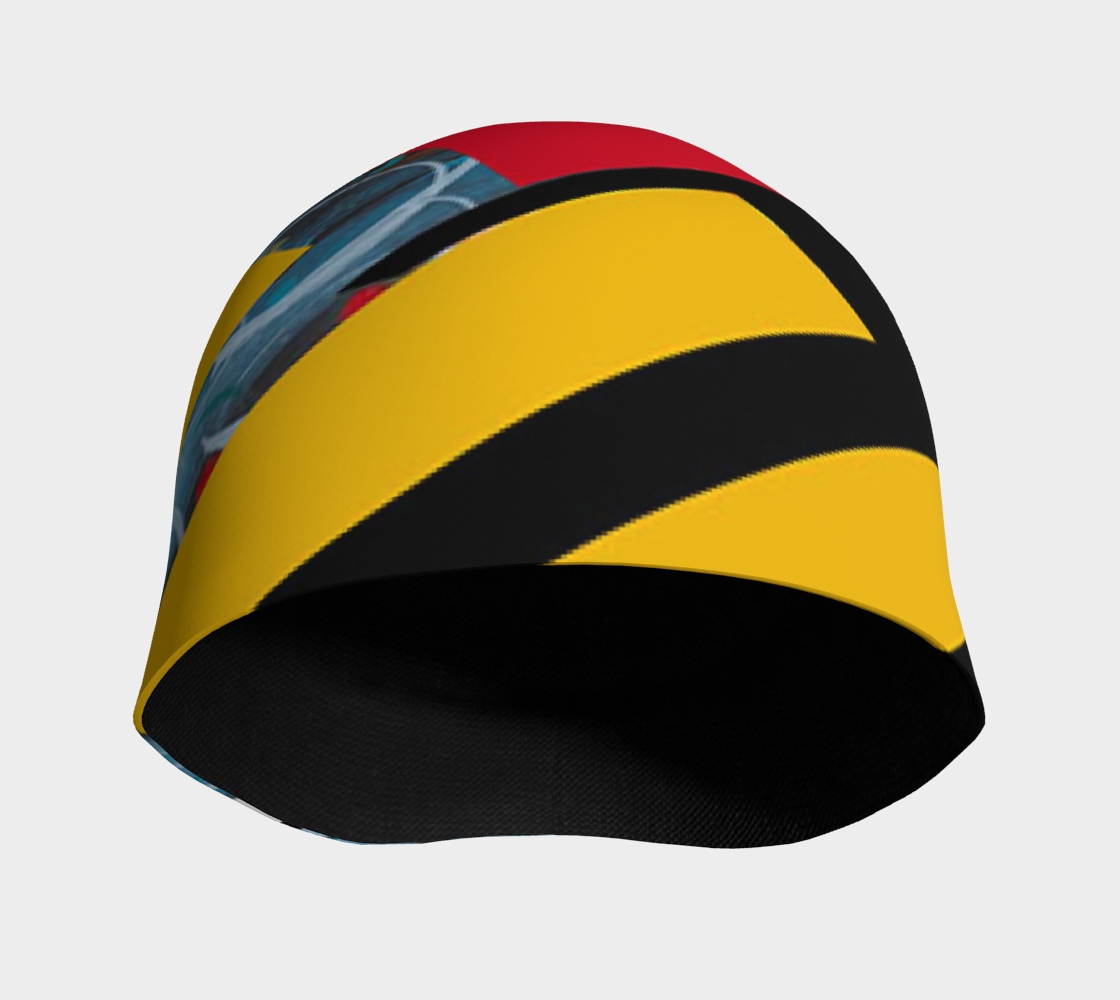 abstract headwear colorful hats beanie